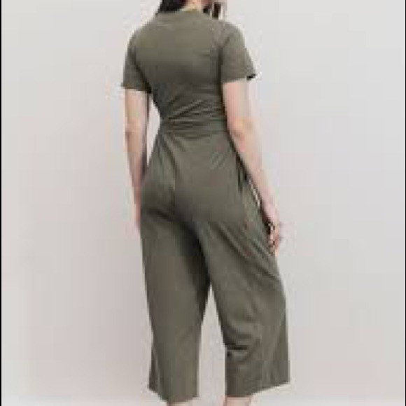 Boob Design Organic Amelia Jumpsuit Olive Leaf - Picture 2 of 7